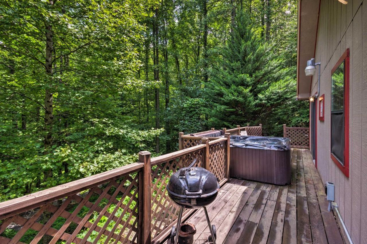 Bryson City Cabin In Smoky Mountains With Hot Tub! מראה חיצוני תמונה